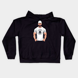 Fit & strong guy Kids Hoodie